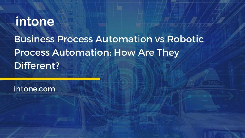 business process vs robotic process automation