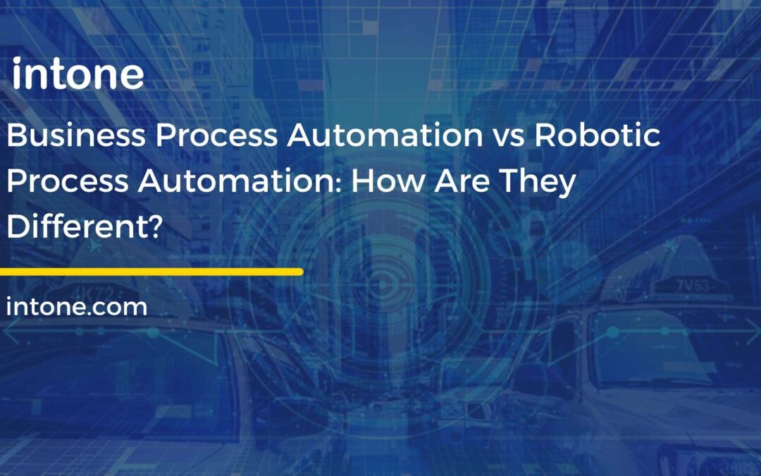 business process vs robotic process automation