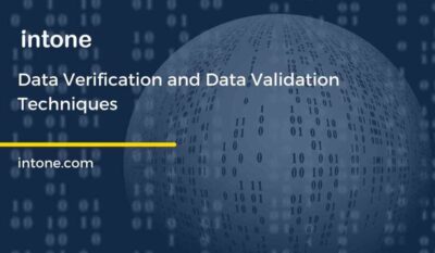 Data Verification and Data Validation Techniques