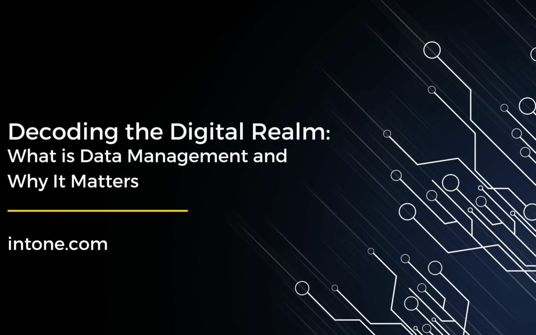 What is Data Management