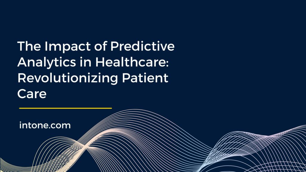 Predictive analytics in healthcare