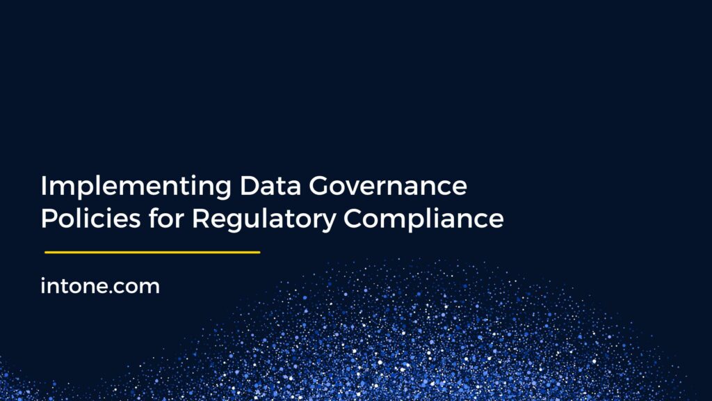 Data governance policies